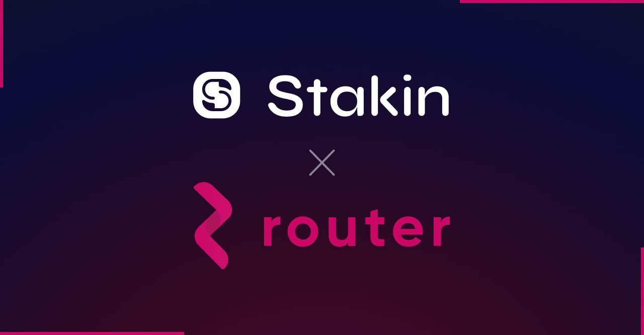 Stakin to operate on Router Nitro Mainnet