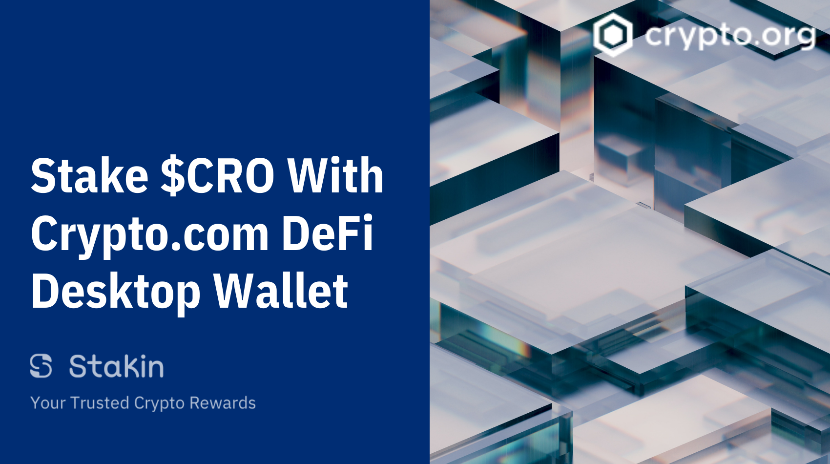 How To Stake $CRO With The Crypto.com DeFi Desktop Wallet