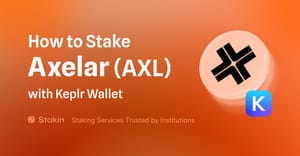 How To Stake Axelar $AXL with Keplr Wallet