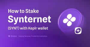 How to Stake Synternet tokens (SYNT) using Keplr wallet