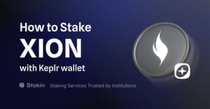 How to Stake Xion (XION) with Keplr Wallet