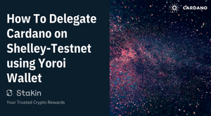 How to delegate Cardano ($ADA) on Shelley-Testnet using  Yoroi wallet?