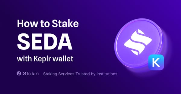 How to Stake SEDA with Keplr Wallet